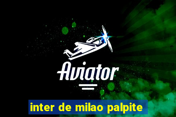 inter de milao palpite